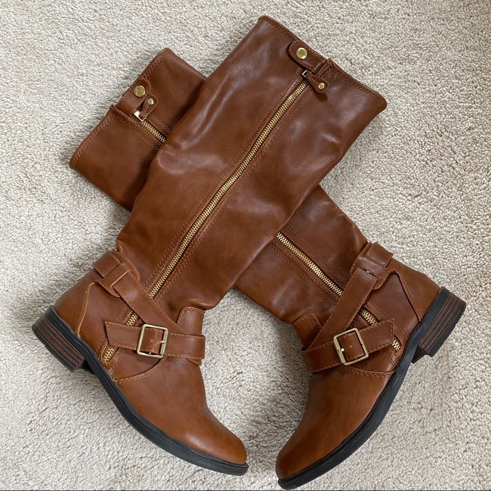 Dolce Vita Knee High Leather Riding Boots